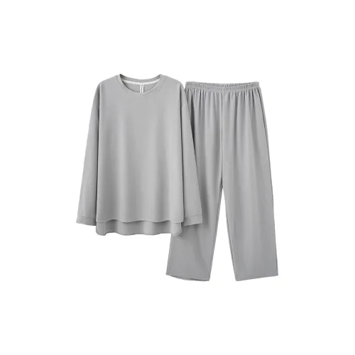 CAIHENGTONG Пижамный комплект Мужской Светло-Серый