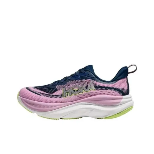 HOKA ONE ONE Противоскользящий устойчивый к истиранию низкий топ повседневная обувь для бега женский фиолетовый синий