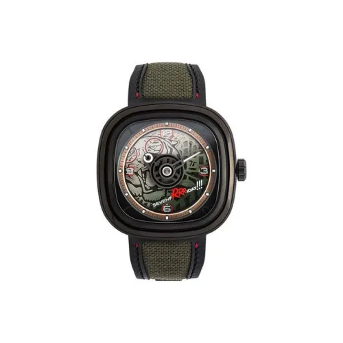 SEVENFRIDAY Автоматический Механический Часы для Мужчин 45,6 мм Зеленый