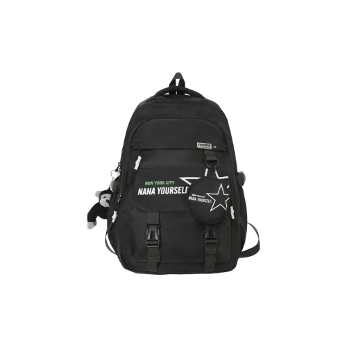 Путешествие Нейлон Рюкзак Черный Серый Белый Синий Экрю