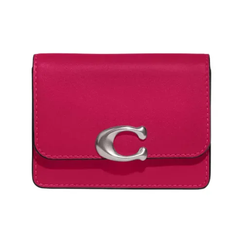 COACH Card Case Телячья кожа Кошелек Мини Женские Питайя
