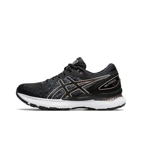 Asics Gel Nimbus 22 Low Топ Беговые кроссовки Женские Черный