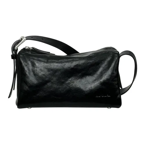 MR'GUFA Растительное дубление Коровья кожа Винтажный стиль Рюкзак Унисекс Классический черный