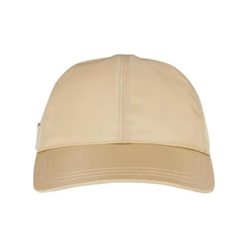 PRADA Нейлоновые Кепки Мужские Бежевые