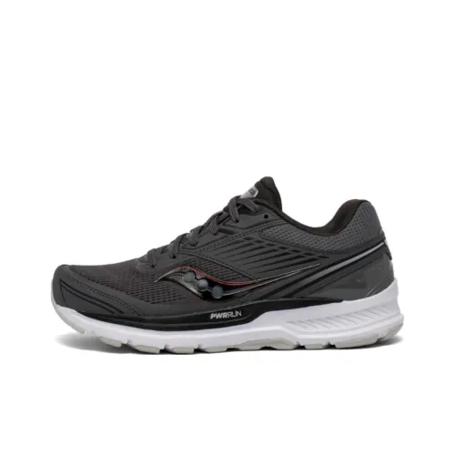 Saucony Echelon Team 8 Slip-Resistant и Breathable Low-Top Беговые кроссовки Женские Серые