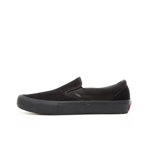 Vans Slip On Series Pro Low Скейтборд Кроссовки Унисекс Черные