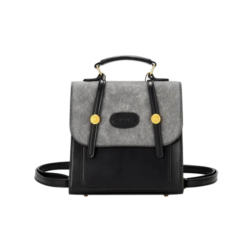 JANE KLAIN Сумка через плечо из синтетической кожи сумка-рюкзак стандартная женская черная коричневая