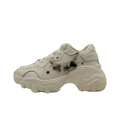 PUMA Pulsar Wedge Casual Low Top Ecru Women's