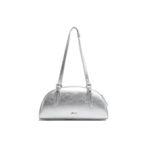 MICOCAH ПУ (полиуретан) Купольная Сумка Портативная Сумка через плечо Сумка на плечо Женская Ледниковый серебристый Сырный желтый Frosty розовый