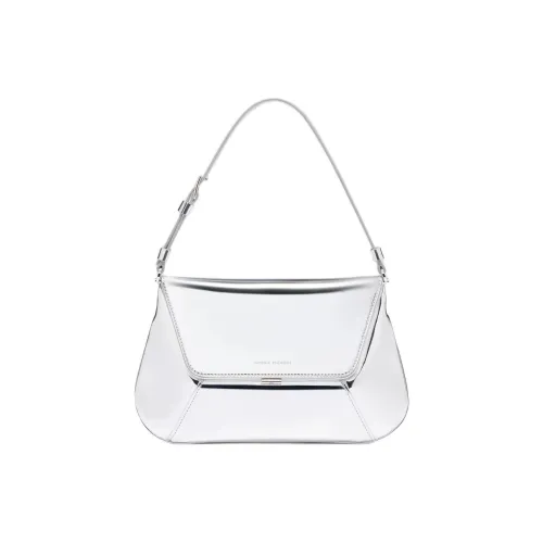 AMINA MUADDI Телячья кожа Одно плечо Сумка Women's Silver Зеркало