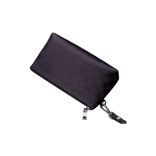 DOSRFINI Коровья кожа Спилок Клатч Маленький Мужской Черный