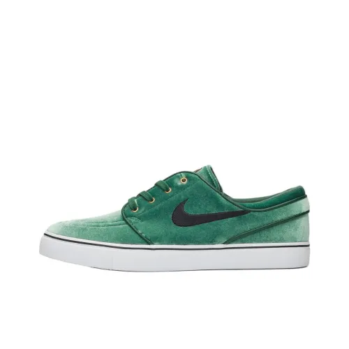 Nike SB Zoom Stefan Janoski Амортизация Износостойкие Низкие Кроссовки для Скейтбординга Унисекс Зеленые