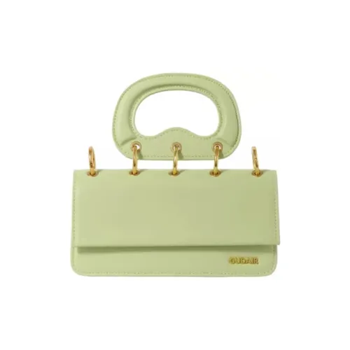 Gudair Сумка из коровьей кожи сумка через плечо маленькая сумка через плечо женская зеленая светло-желтая