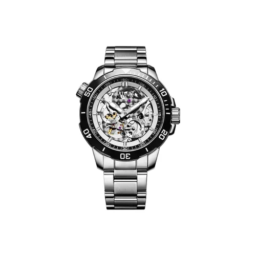 Respect the time Автоматический механический механизм Мужские часы 42,5 мм Скелет