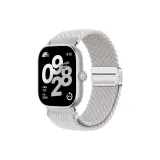 Вязаные ткани loop - Магнитная застежка ремня [Перламутрово-белый]