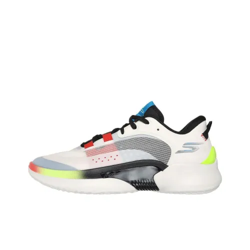 Skechers Баскетбольные кроссовки Low Топ Белый черный желтый Мужской