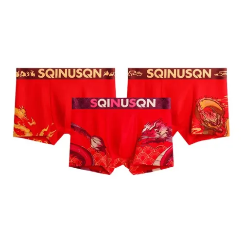 Sicily 3 шт Longyou Квадрат+Дракон с Пламя+Divine Дракон Swinging Ласточкин хвост Мужские Боксеры