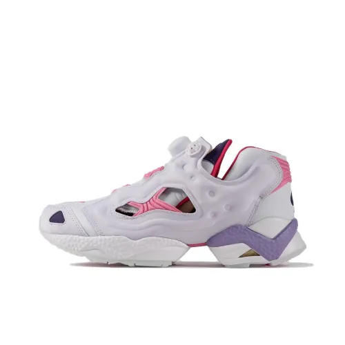 Reebok Instapump Fury Casual Low Top Белый Розовый Фиолетовый Унисекс