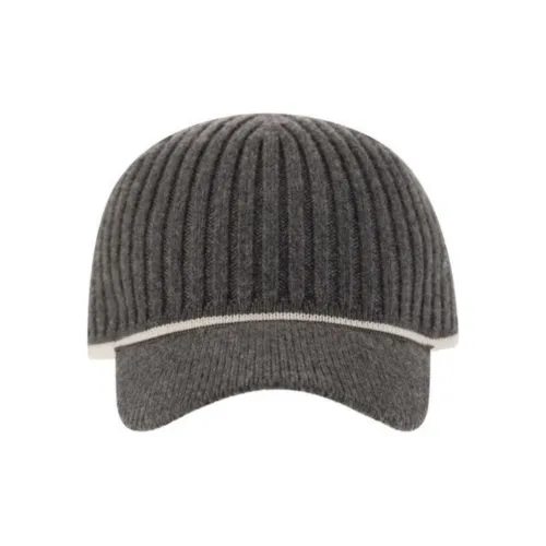BRUNELLO CUCINELLI Шерсть Кепки Женские Серый