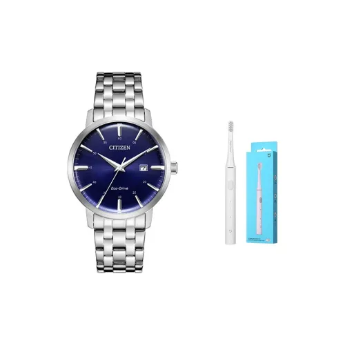 CITIZEN Ecology Drive Collection Светильник Кварцевый механизм Нержавеющая сталь Ремешок Часы Унисекс Синий циферблат
