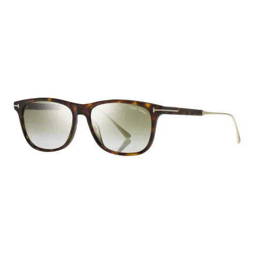 TOM FORD OVAL SUNGLASSES Мужские Черепаховый