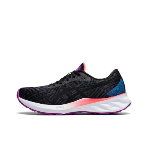 Asics Roadblast Low Топ Беговые кроссовки Женские Черный Синий