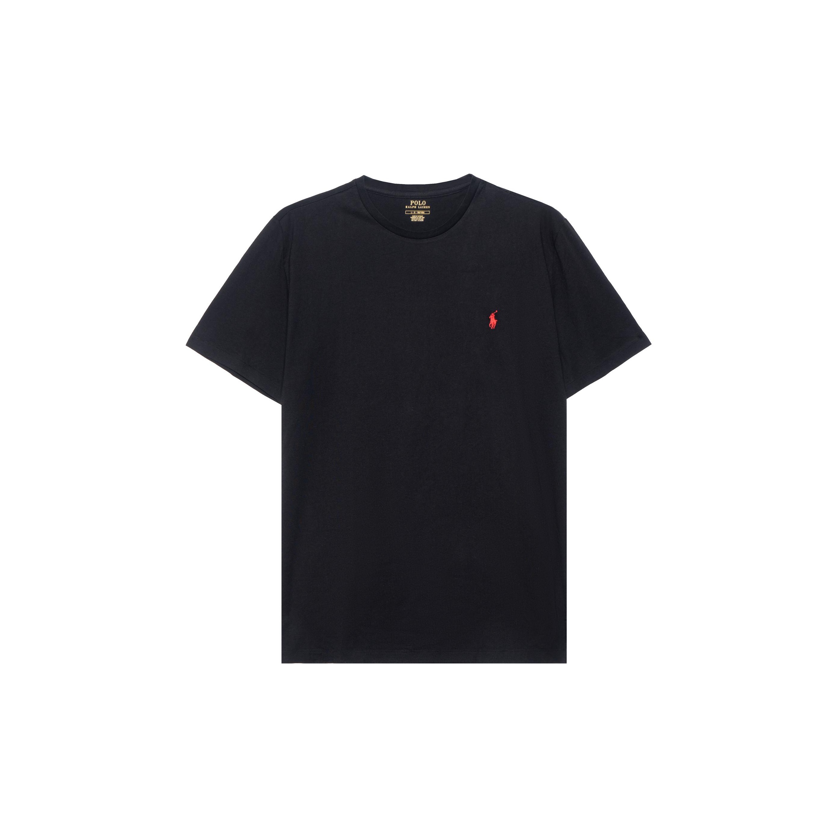 Polo Ralph Lauren FW22 T Рубашка Классическая Версия Мужская Черная