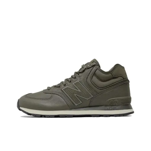 New Balance MID Топ Беговые кроссовки Мужской Оливково-зеленый