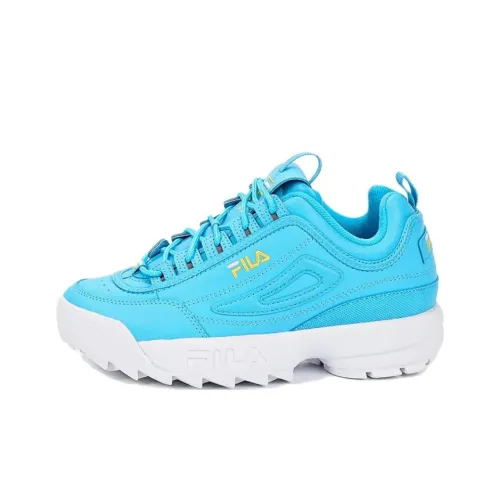 FILA Disruptor 2 Беговые кроссовки Низкий топ Небесно-голубой Женский