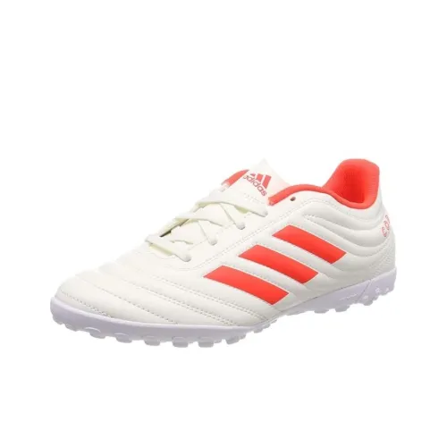 Adidas Copa 19,4 IC IN Дышащие Футбольные бутсы Мужские Белые Оранжевые