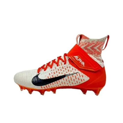 Nike Alpha Menace Pro 2 Амортизация Износостойкие футбольные бутсы унисекс красно-белые