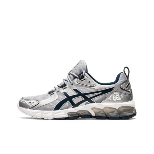 Asics Gel Quantum 180 6 Low Топ Беговые кроссовки Женские Серый Серебряный