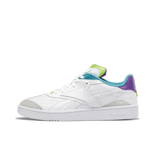 Reebok совместный бренд Club C Rc 1 Low Топ Скейтборд Кроссовки Унисекс Белый Фиолетовый