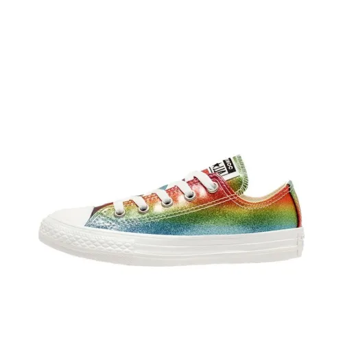 Converse Chuck Taylor All Star Unicorn Glitter Low Top Low Top Canvas Shoes Women's Rainbow