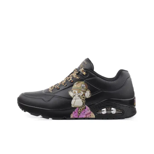 Snoop Dogg x Skechers Uno Low Топ Повседневный Мужской Черный