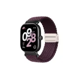 Вязаный узор Loop - Магнитный ремешок для часов с застежкой [Глубокий цвет вишневой малины]