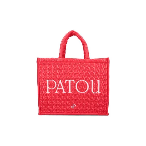 Patou Нейлон Тоут Сумка Сумка для покупок Сумка Большая Женская Красная