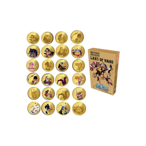 TOEI ANIMATION One Piece Аниме Коллекционная Монета Слепые Коробки Один Mystery Коробка Полная Коробка 6 шт