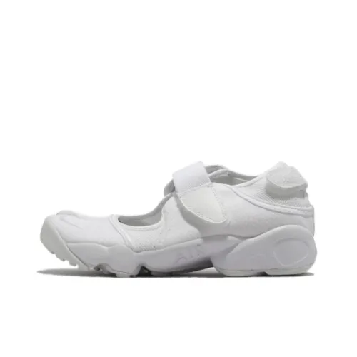 Nike Air Rift Устойчивый к истиранию Дышащий Низкий Топ Повседневная обувь Унисекс Белый