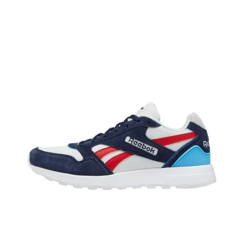 Reebok Амортизация Устойчивый к истиранию Легкий Низкий Топ Повседневные Беговые кроссовки Мужские Синий Белый Красный