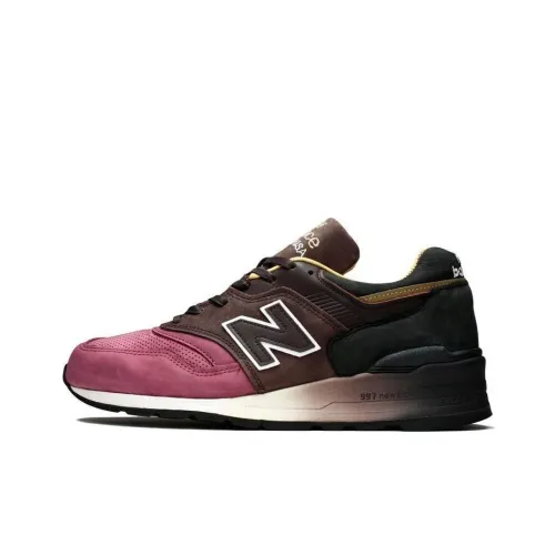 New Balance Low Топ Беговые кроссовки Мужские Черный Коричневый Красный Сделано в США