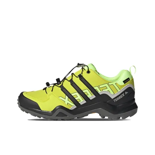 adidas Terrex SWIFT R2 GTX Дышащий Низкий Топ Уличная Обувь Мужская Желтый Черный