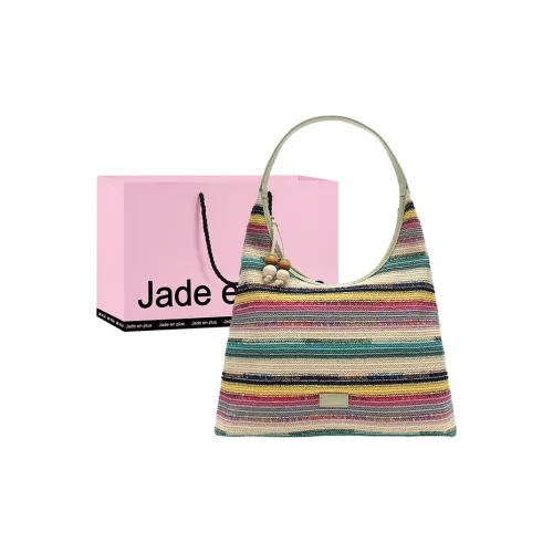 Jade En Plus Полиэстер Хлопковая Смешанная Сумка через плечо Стандартная Женская Многоцветная