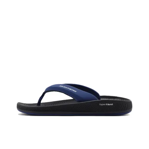 Skechers ON THE GO Шов Шлепанцы Мужской Синий Черный