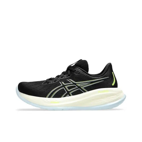 Asics Gel CUMULUS 26 Low Топ Беговые кроссовки Женские Черный Белый