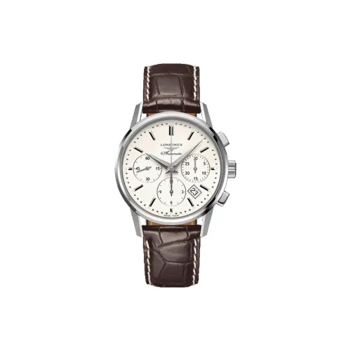 LONGINES Автоматический Механический Механизм Мужские Часы Watchmaking Tradition Collection 40 мм Белые
