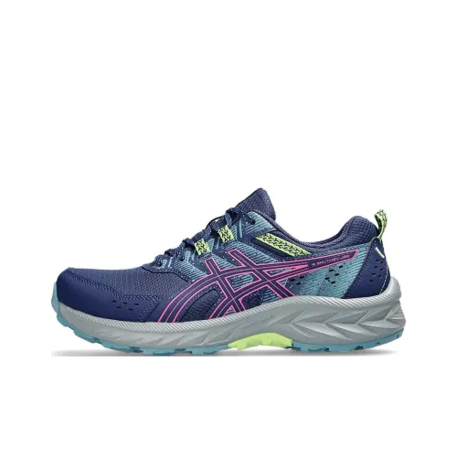 Asics Gel Venture 9 Low Топ Беговые кроссовки Женские Синий-Фиолетовый