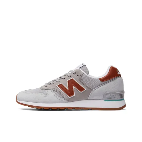 New Balance NB 670 Дышащие Низкие Кроссовки для Бега Мужские Серые Коричневые
