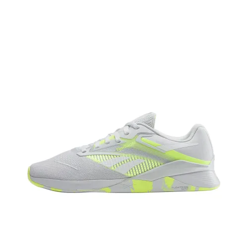 Reebok Nano X4 Тренировочные Кроссовки Низкие Серо-Зеленые Унисекс
