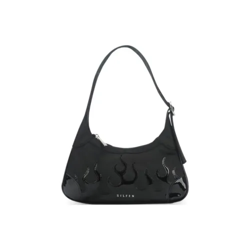 SILFEN RPET с полиуретановой сумкой через плечо женская черная